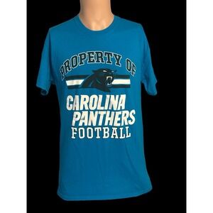 Carolina Panthers Men's‎ Medium T-Shirt "Property Of Carolina Panthers Football"